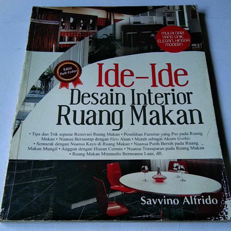 Jual Buku Interior - Ide-ide Desain Interior Ruang Makan | Shopee Indonesia