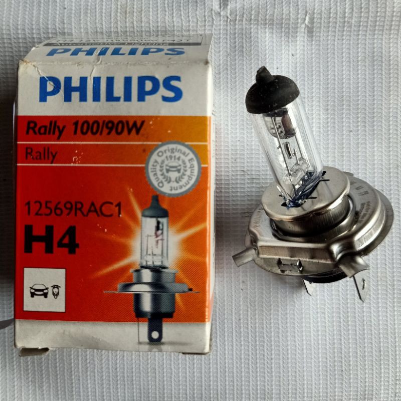 Jual Philips H4 Bohlam Lampu [100/ 90w] di Seller Butik Otomotif