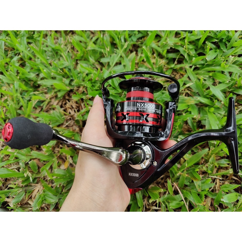 Jual reel pancing besi 20kg max drag CNC handle Alat Gulungan Pancing