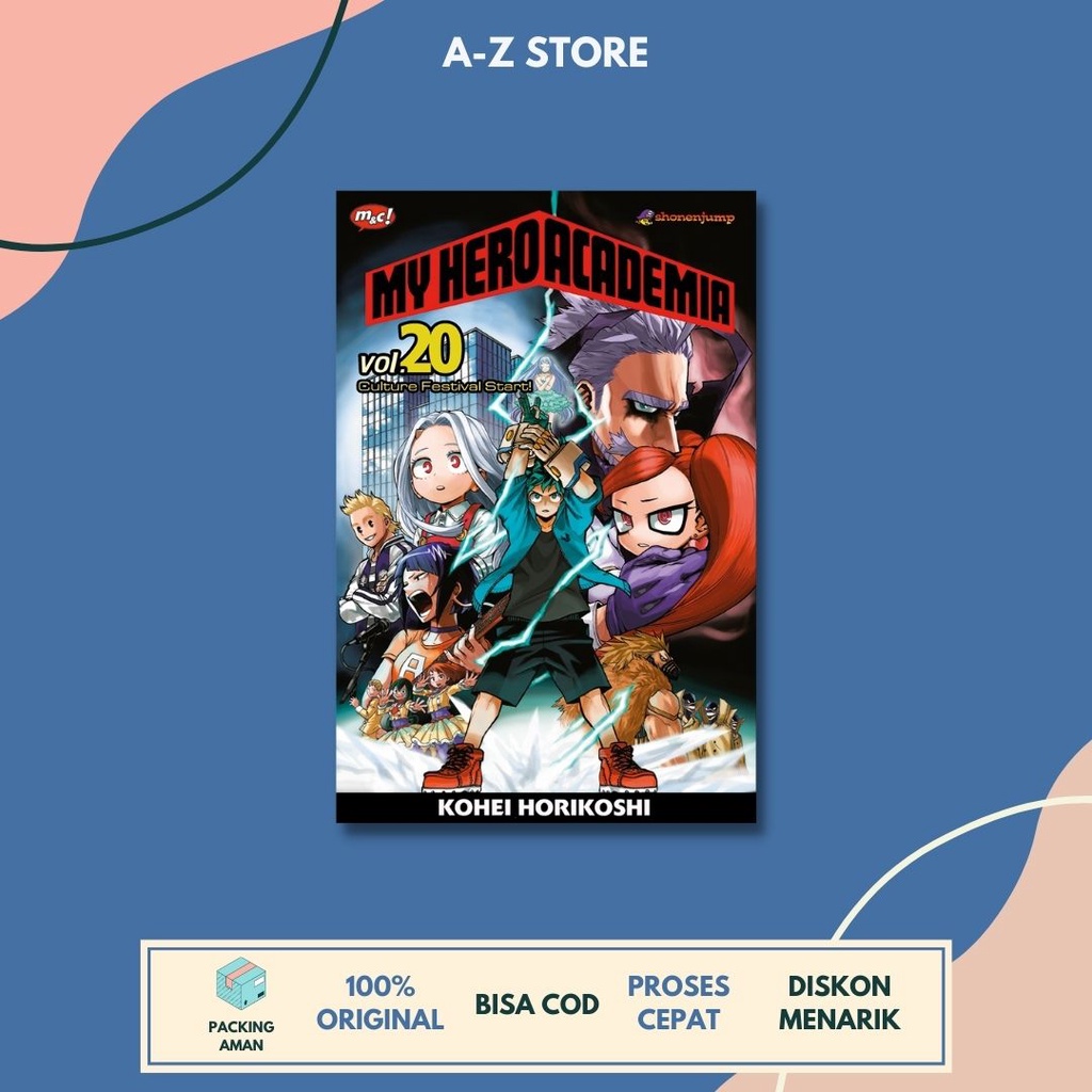 Jual AZ - Komik My Hero Academia Volume 20 | Kohei Horikoshi | Shopee ...