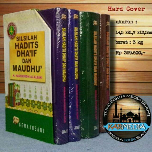 Jual 1 SET ( 4 Buku) Silsilah Hadits Dha'if Dan Maudhu - Gema Insani ...