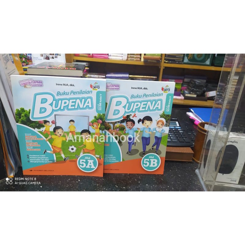 Jual Buku Bupena Kelas 5 SD Semester 1 Jilid A Dan B K13 Erlangga ...