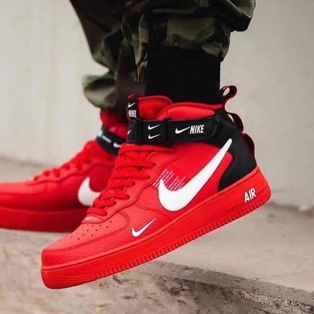 Nike air force store 1 lv8 utility red