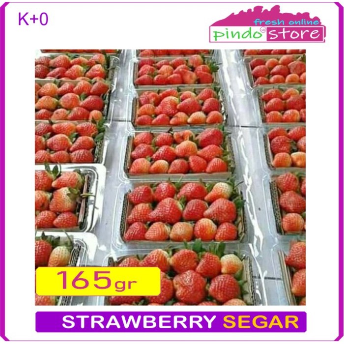 Jual STRAWBERRY MERAH SEGAR / BUAH STROBERI FRESH DEPOK | Shopee Indonesia