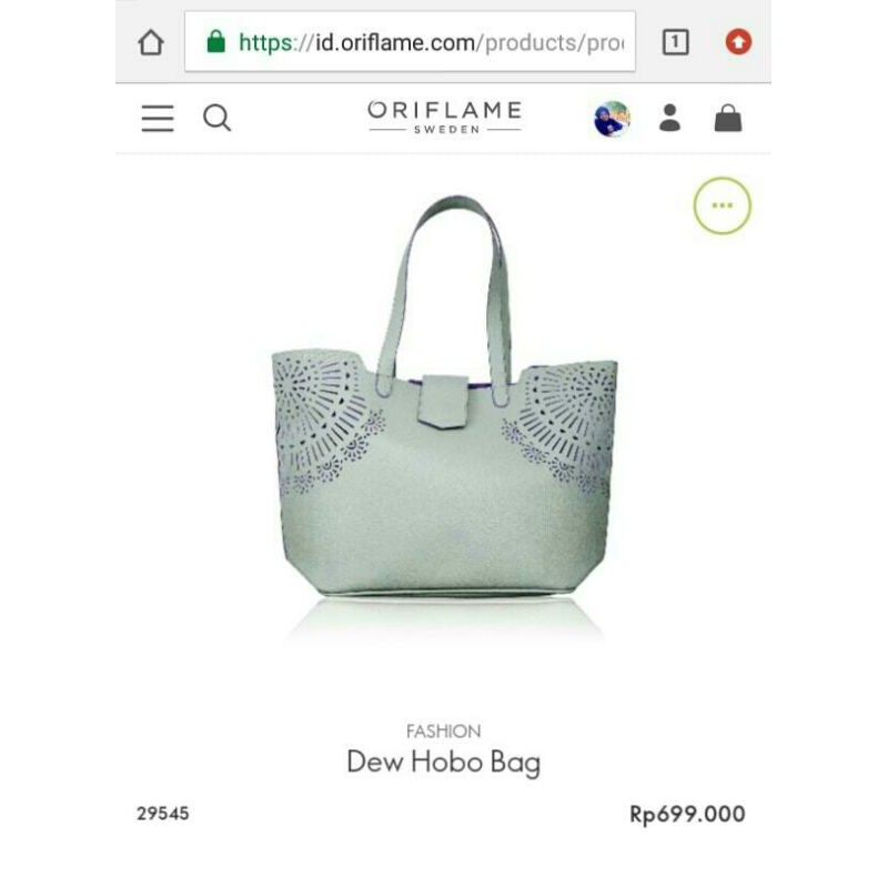 Jual Tas Wanita Dew Hobo Bag Original by Oriflame Shopee Indonesia