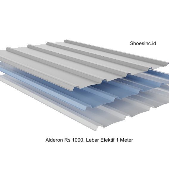 Atap Upvc, Alderon Rs 1000, Lebar Efektif 1 meter