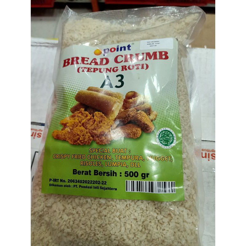 Jual Tepung Roti/ Bread Crumb 500 gram | Shopee Indonesia