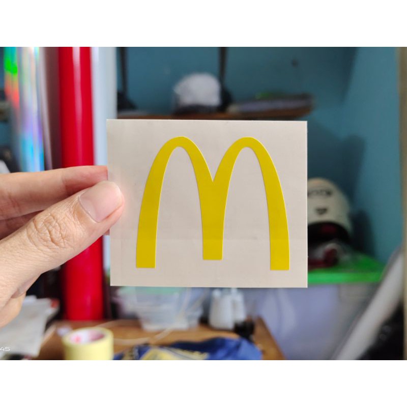 Jual stiker McDonald's custom cutting stiker murah | Shopee Indonesia