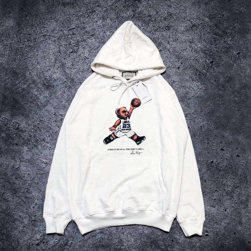 Gucci bear parody hoodie original hotsell