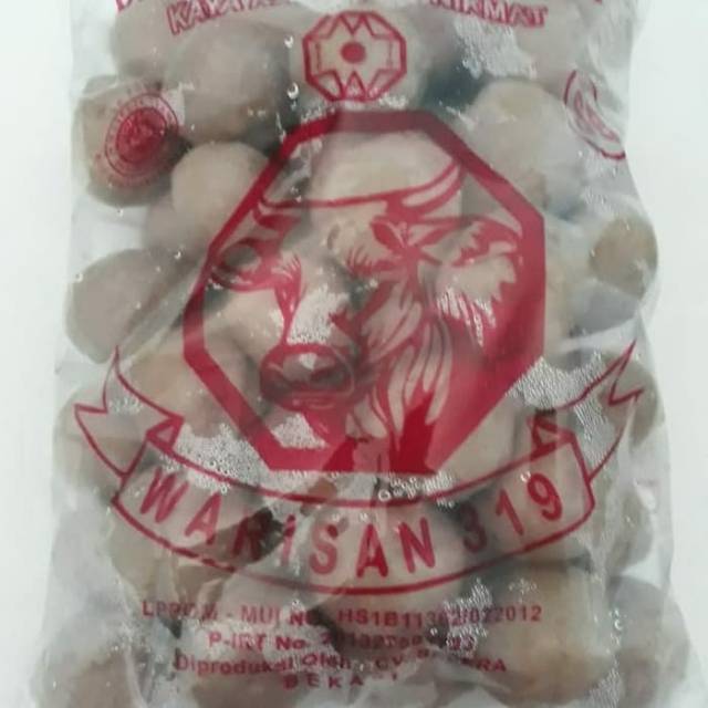 Jual Bakso Warisan Ab Isi 50 Bakso Daging Sapi Bakso Frozen Shopee