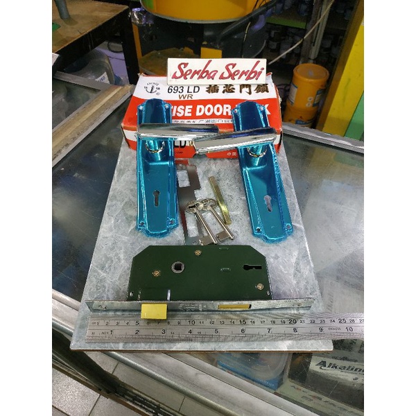 Jual (693 KUNCI PINTU)Kunci pintu classic 693 anchor jangkar mortise ...