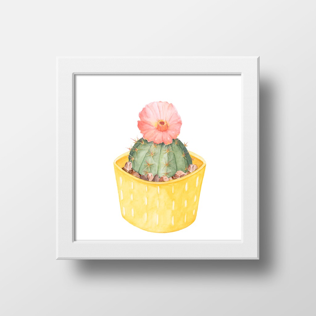 Jual Hiasan Dinding Kaktus, Wall Decor Dinding Gambar Kaktus, Poster