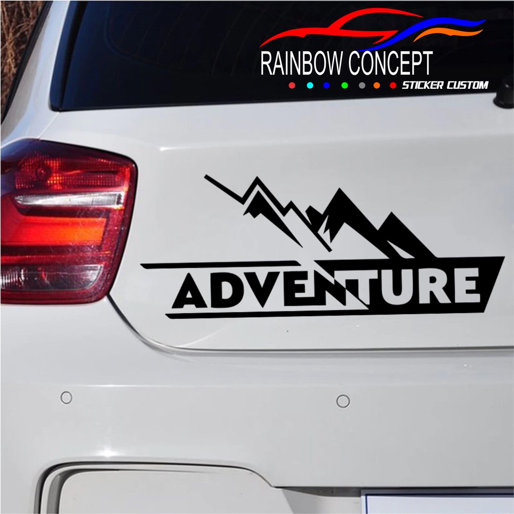 Jual TERBARU STICKER ADVENTURE STICKER VARIASI MOBIL KEREN UNIVERSAL ...