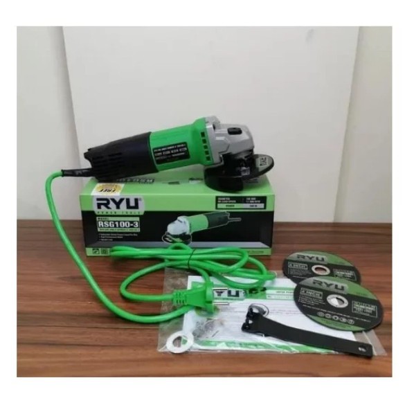 Jual Mesin Gerinda Tangan RYU TEKIRO Angle Grinder Ryu RSG 100-3 ...