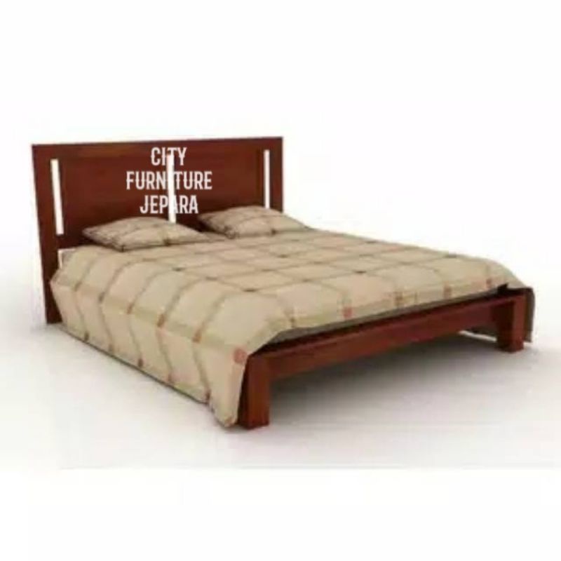 Jual Tempat Tidur Minimalis Kayu Jati | Shopee Indonesia