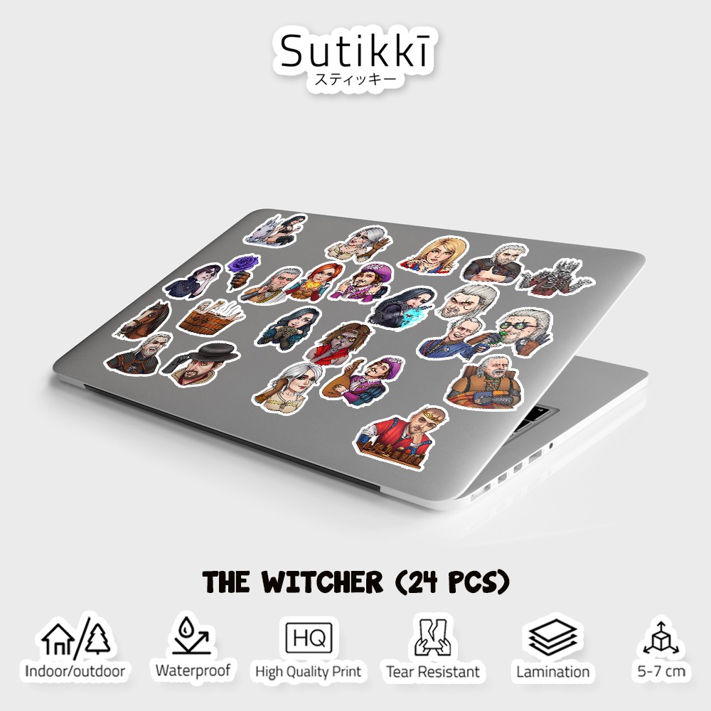 Jual Sutikki | Sticker Pack The Witcher 3 Netflix Stiker Game Film ...