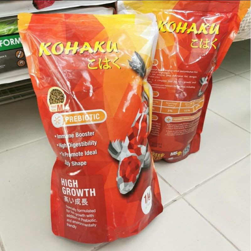 Jual kohaku high growth / pakan ikan / pakan koi / kohaku medium ...