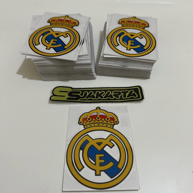 Jual STIKER STICKER REAL MADRID CUTTING | Shopee Indonesia