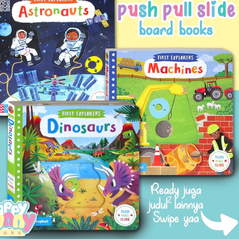 Jual Special Campbell Push Pull Slide Board Books Busy & First