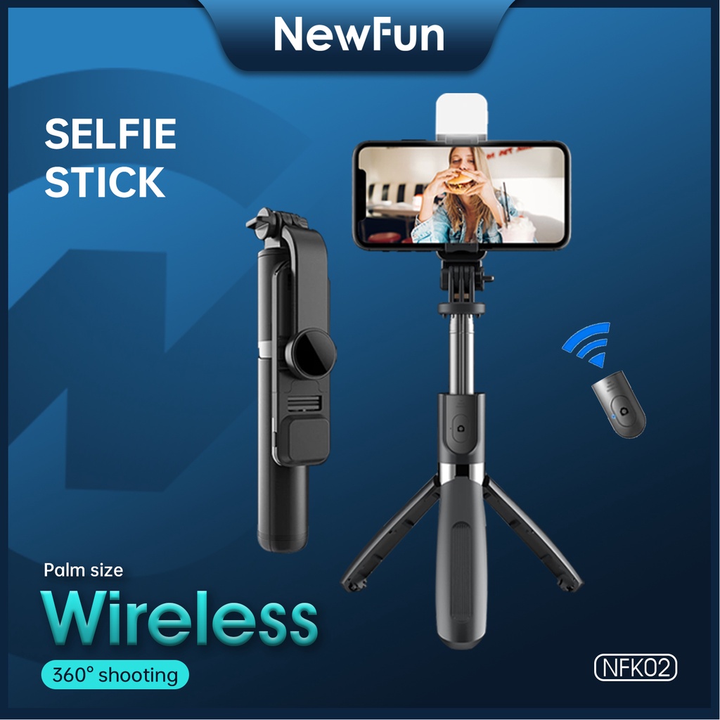 Jual Newfun Tongsis Tripod Tongsis Bluetooth Tongsis Hp 3 In 1 Remot