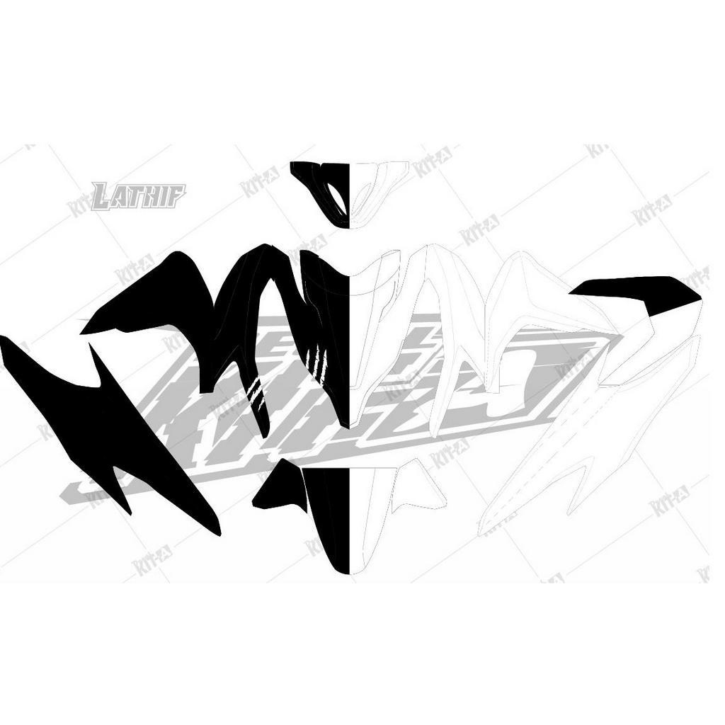Jual Decal Stiker Sticker Vario 125 Design hitam putih | Shopee Indonesia
