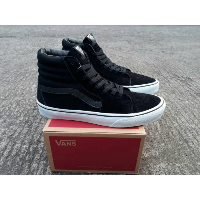 Vans sk8 hi black dope sale