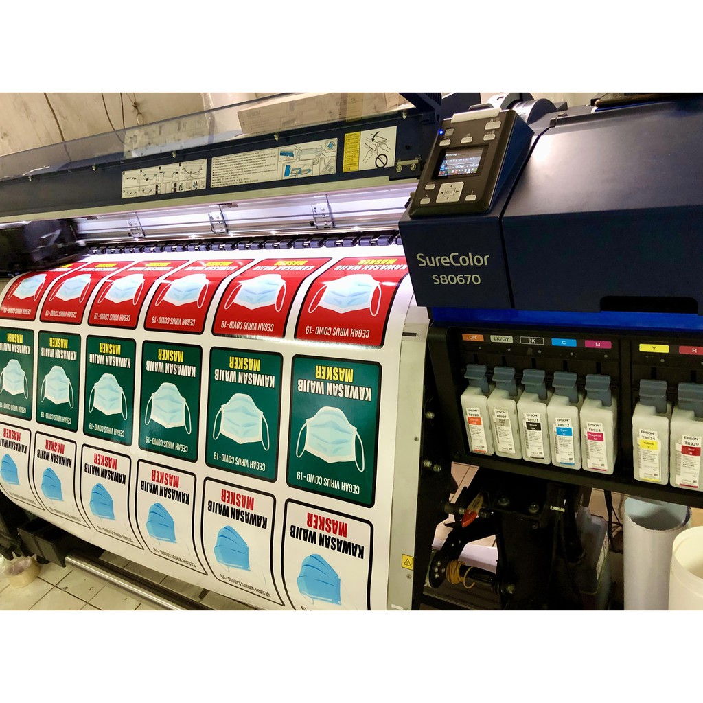 Jual Print Sticker Vinyl Ritrama Meteran Sticker Label | Shopee Indonesia