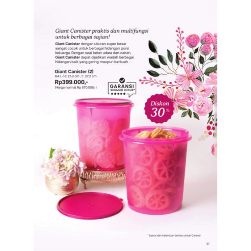 Tupperware factory Giant Canister