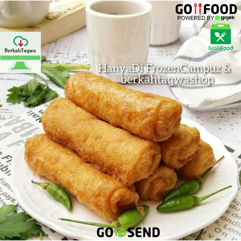 Jual Lumpia Ayam Lumpia Goreng Isi Ayam Spring Roll Frozen Per Pak