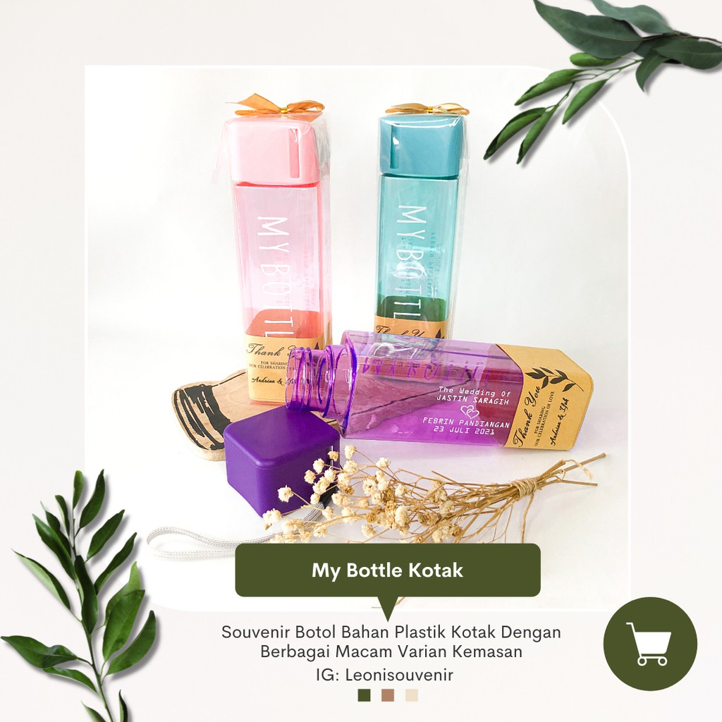 Jual Souvenir My Bottle Custom Sablon Shopee Indonesia