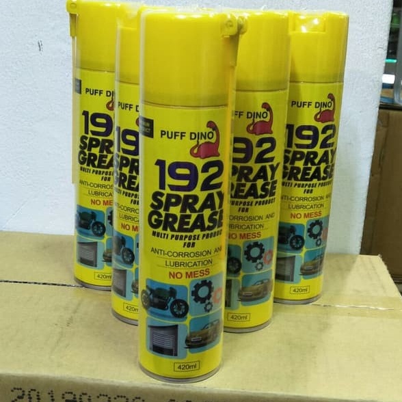Jual PUFF DINO 192 SPRAY GREASE 100ML