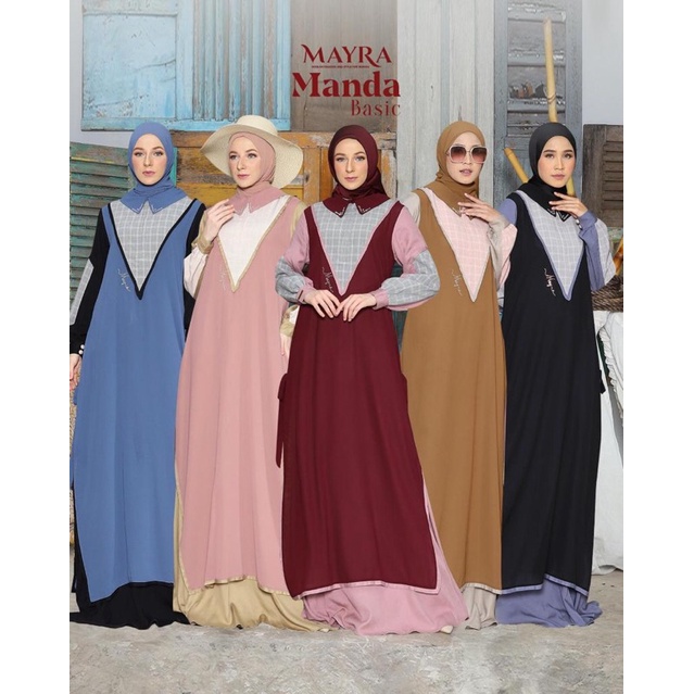 Jual Manda Basic Dress Original By Mayra (READY SIAP KIRIM) | Shopee ...
