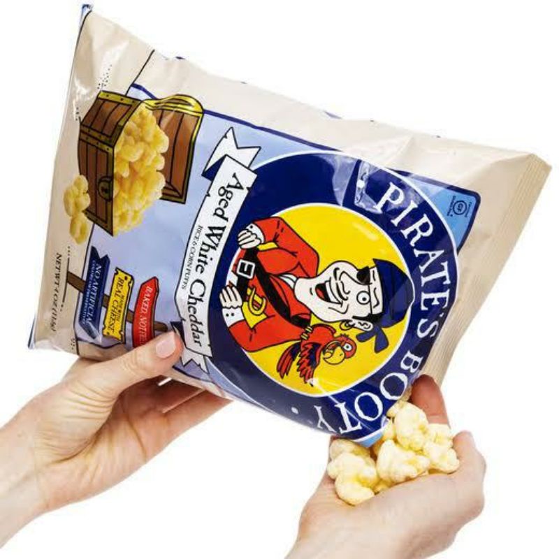 Jual Pirate's Booty Aged White Cheddar Rice & Corn Puffs 14gr | Shopee ...