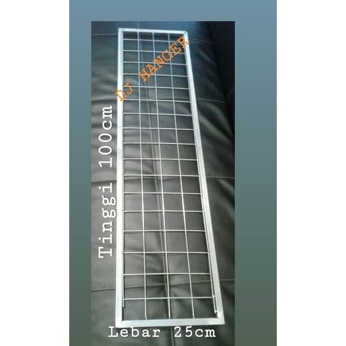 Jual Ram Kotak Jaring hook ram 25 x 100cm | Tempat Gantungan Aksesoris ...