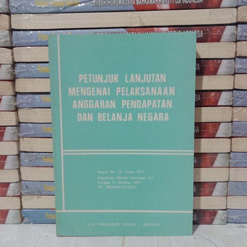 Jual BUKU ASLI - PETUNJUK LANJUTAN MENGENAI PELAKSANAAN APBN | Shopee ...