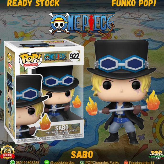 Funko Pop!- ONE PIECE - SABO #922 New In Box 889698544610