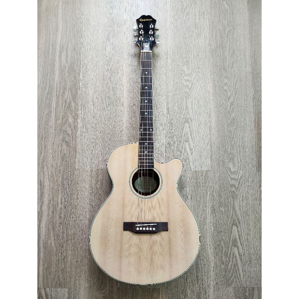 ◎良品 Epiphone(エピフォン) PR200NS 改チューナ付エレアコ♪ 超弦低 
