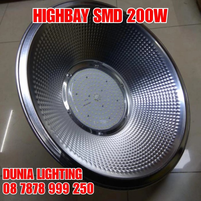 Jual Lampu Highbay Led Watt Sorot Led High Bay W Watt W Shopee Indonesia