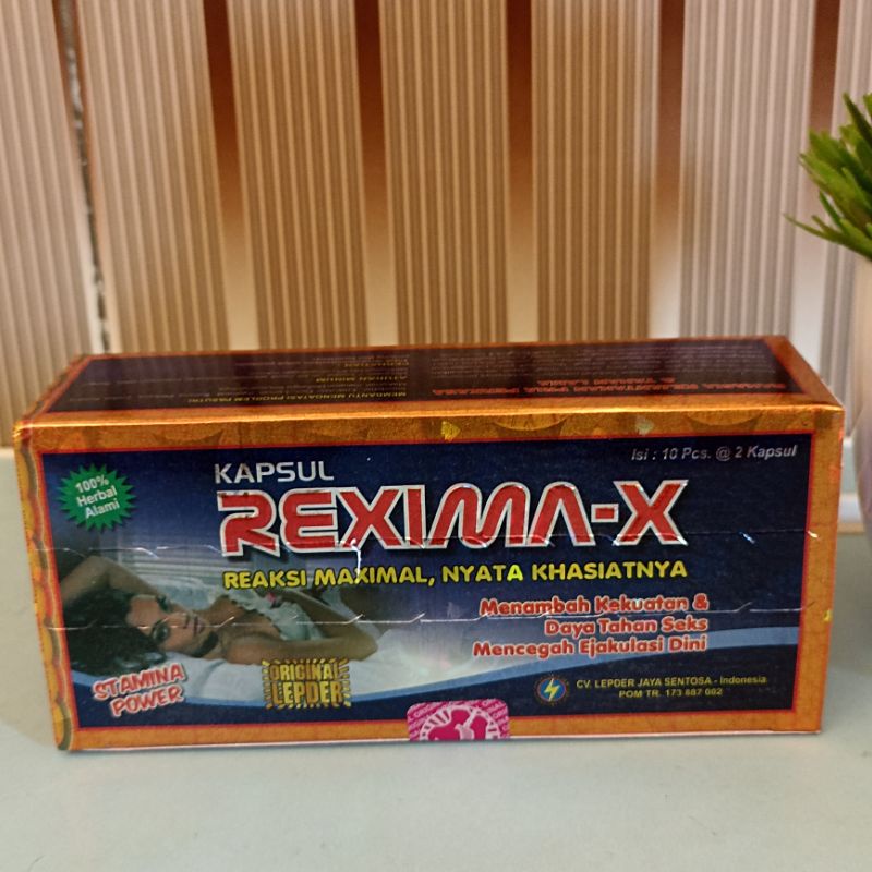 Jual Kapsul Reximax Penambah Kekuatan Sex Obat Kuat And Tahan Lama 1 Box