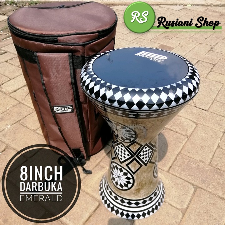 Jual Darbuka Murah 8 inch Emerald Alat Musik Islami Shopee Indonesia