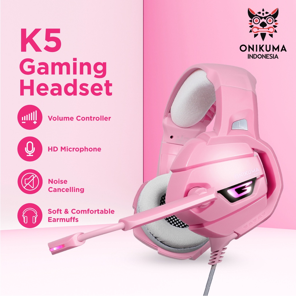 Onikuma best sale k5 pink