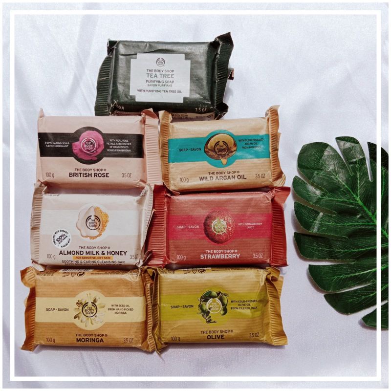 Jual The Body Shop Soap bar Savon 100 gr All variant | Shopee Indonesia