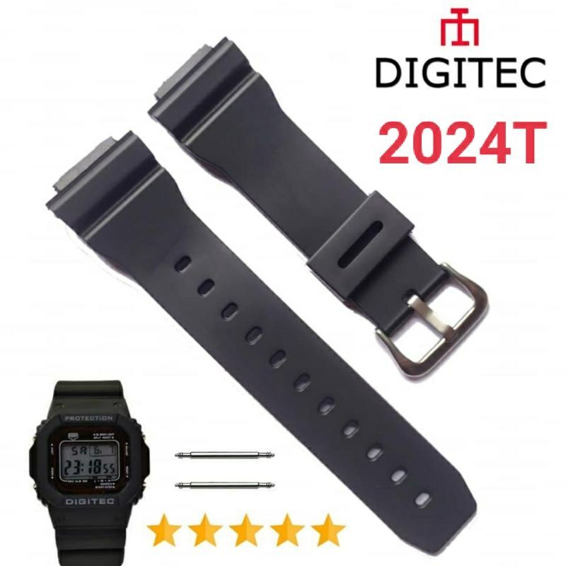 Jual Strap jam tangan Digitec 2024 Tali jam Digitec DG2024T DG 2024 T