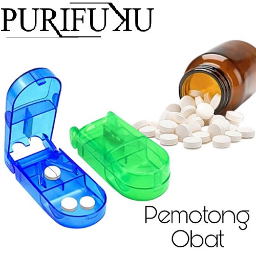 Jual Purifuku Alat Pemotong Obat Box Tempat Kotak Pill Pemecah Pil Tablet Kapsul Shopee Indonesia