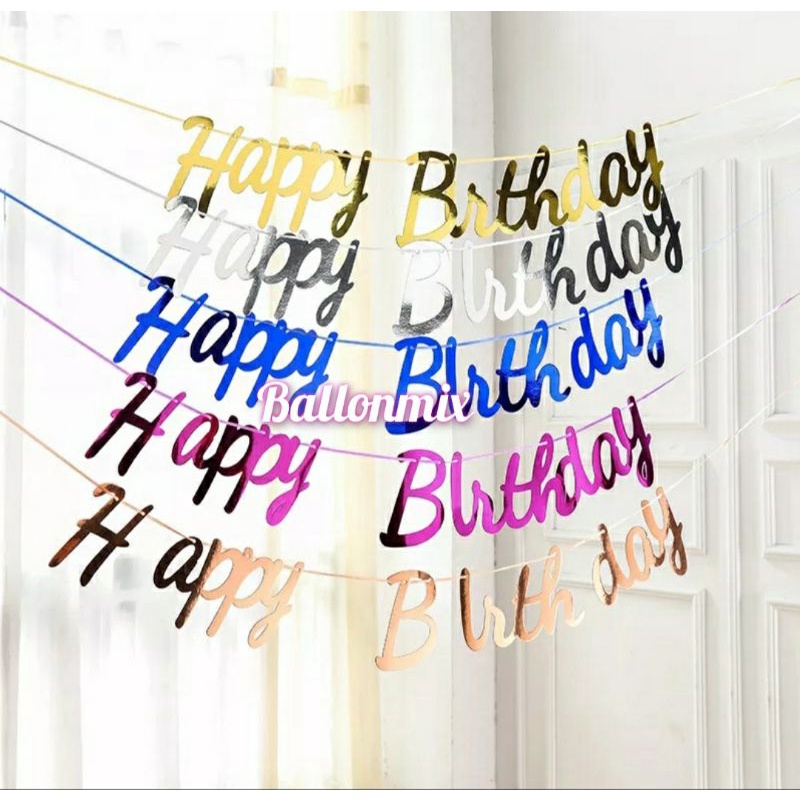 Jual Banner Latin Happy Birthday | Shopee Indonesia