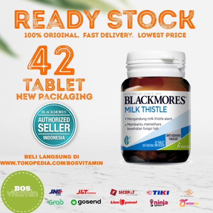 Jual Blackmores Milk Thistle BPOM Kalbe - 42 Tablet | Shopee Indonesia