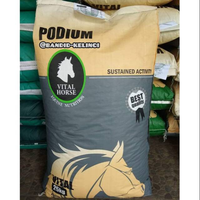 Jual Podium 25kg Pelet Kuda Kelinci Landak Dry Food Kuda Kelinci Shopee Indonesia