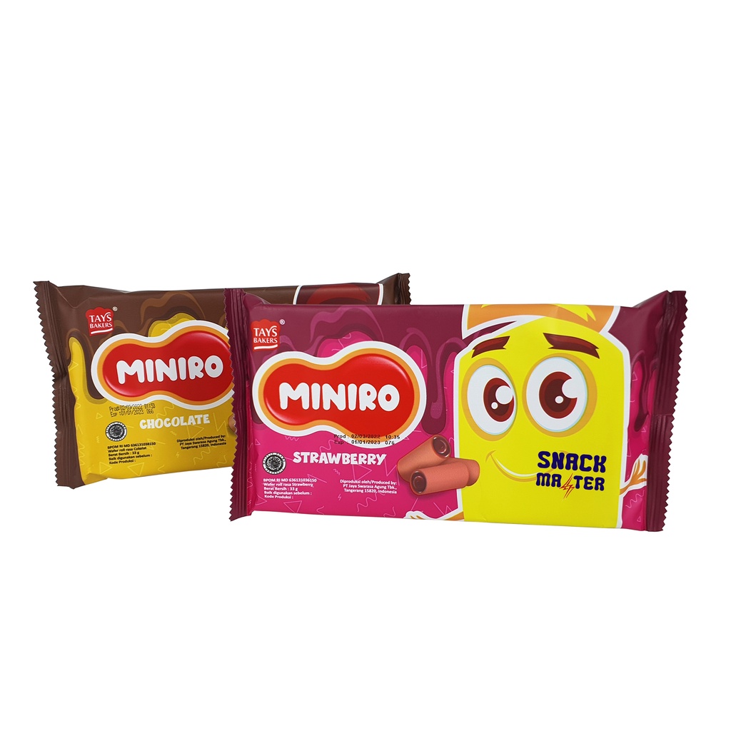 Jual Tays Miniro Wafer Roll - Netto 33 gr | Shopee Indonesia