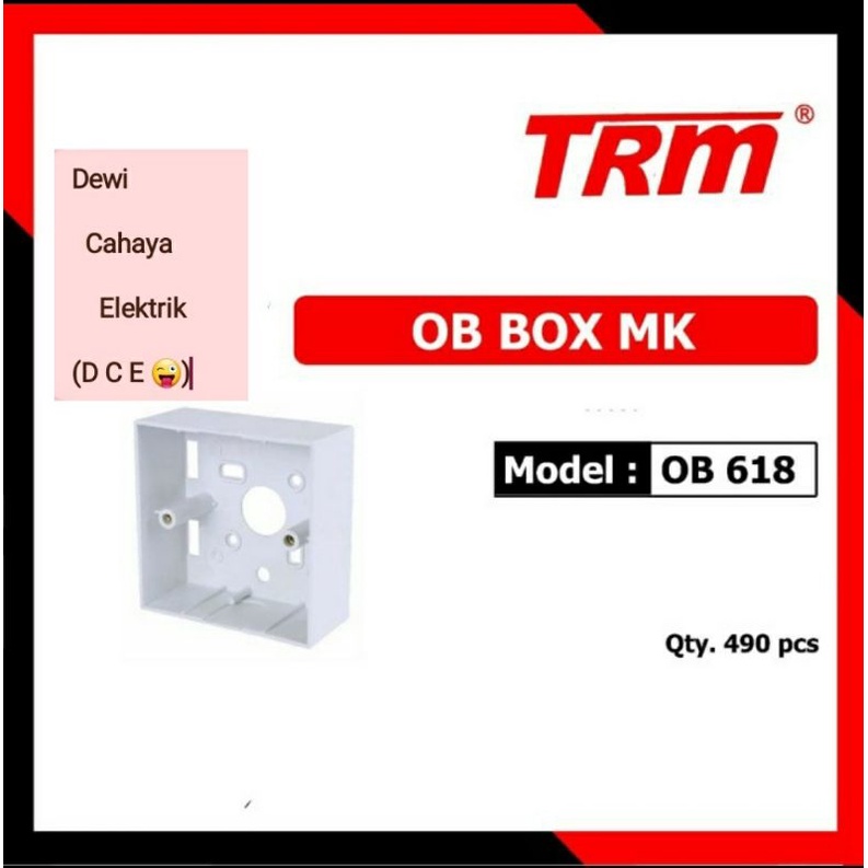 Jual OB Box MK Putih - Outbow Kotak Warna Putih TRM - OB MK TRM ...