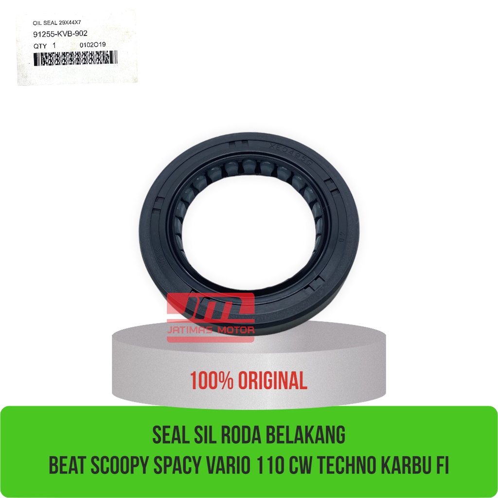 Jual Seal Roda Belakang Beat Scoopy Spacy Vario Cw Techno Karbu Fi Kvb Shopee